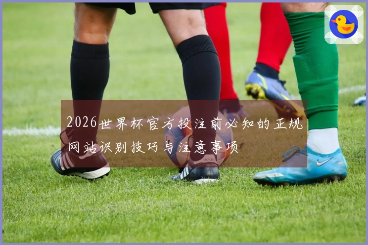 2026世界杯官方投注前必知的正规网站识别技巧与注意事项